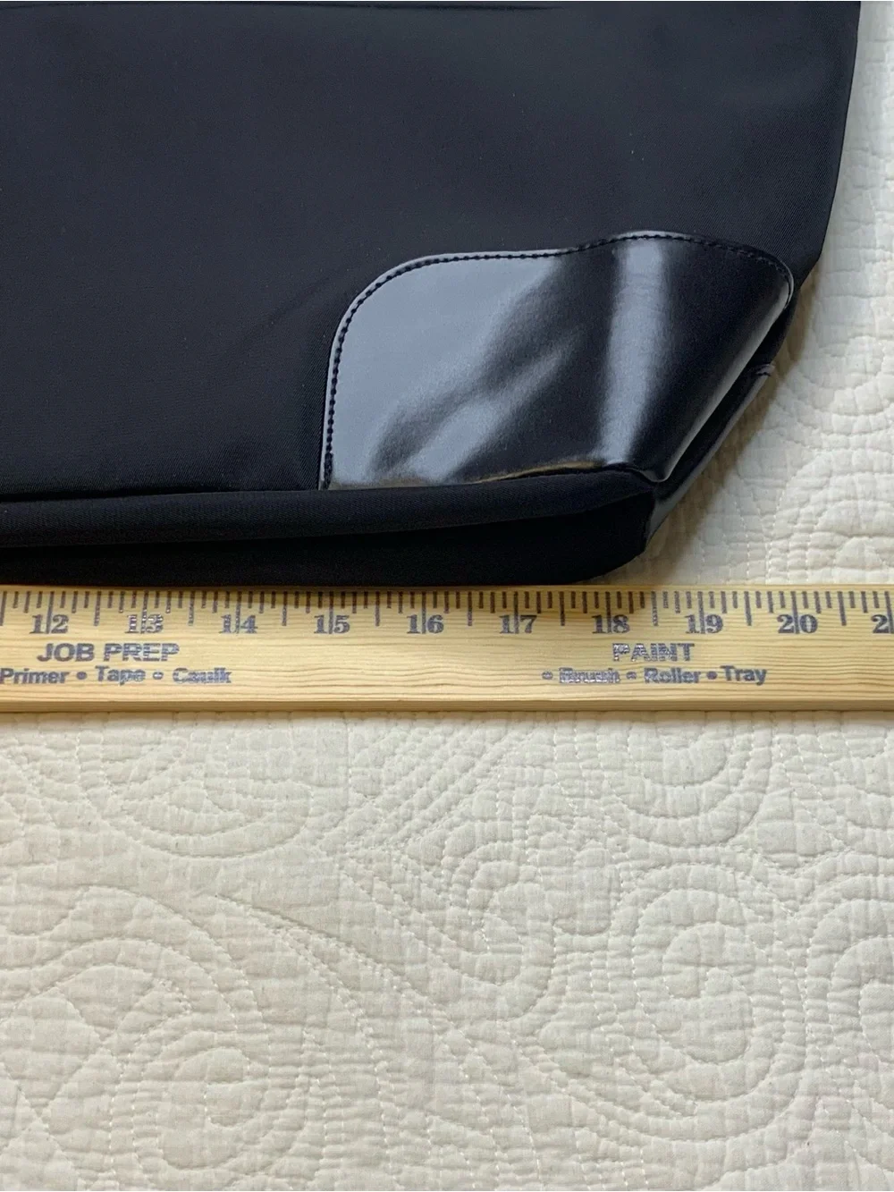 Authentic Burberry Fragrance Black Nylon Weekend Overnight Bag